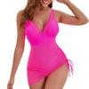 Mesh Drawstring Slim Fit Sexy One Piece Bikini Swimsuit Fashion Elegant Beach Vacation Bathing Suit