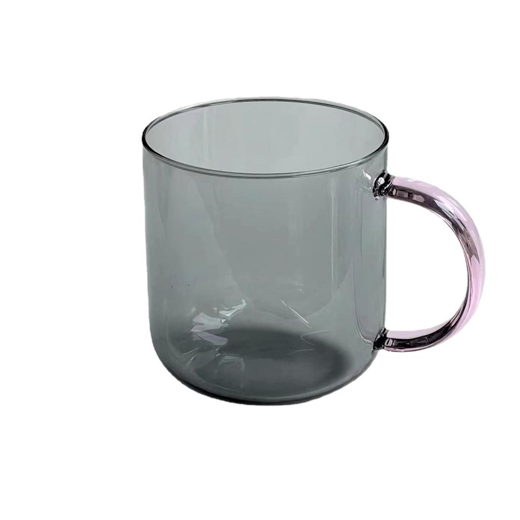 Floriddle Borosilicate Mug Glass Mug Heat-resistant Glass Cup Drinkware Tea Juice Milk Cup Coffee Mug Home Water Glasses