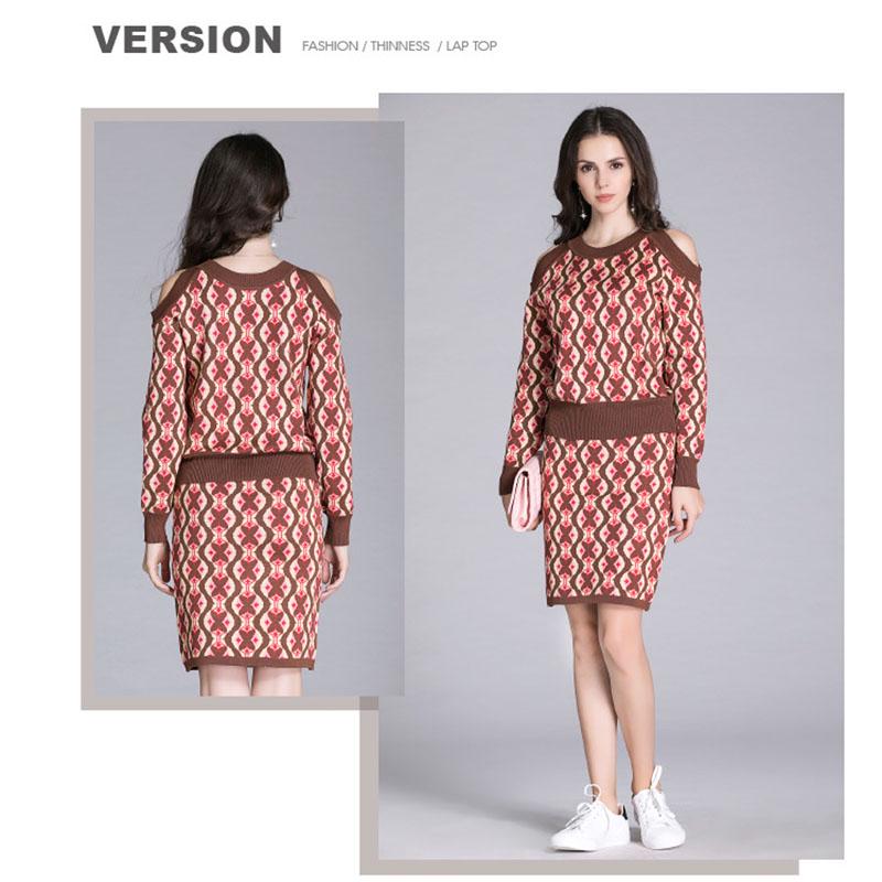 vintage sweater skirt set