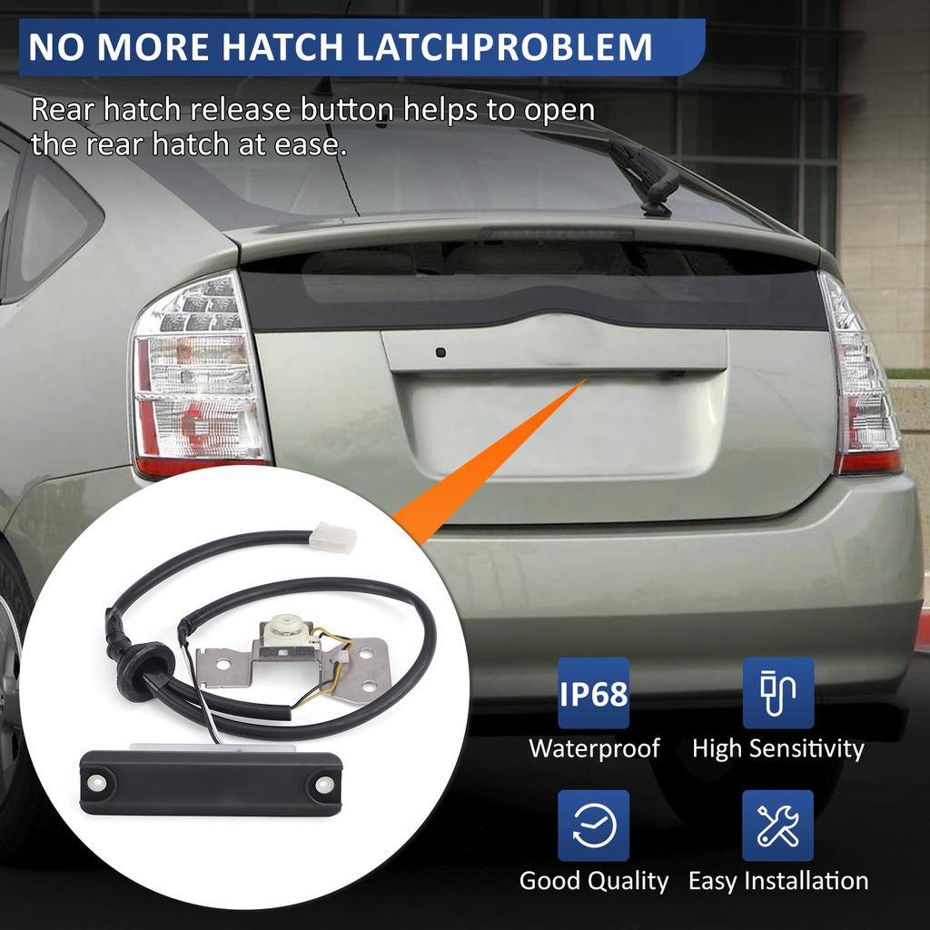 Compatible Toyota Prius 2004-2009 Trunk Liftgate Switch with Smart Entry Rear Hatch Release Switch 901-717 84905-47010