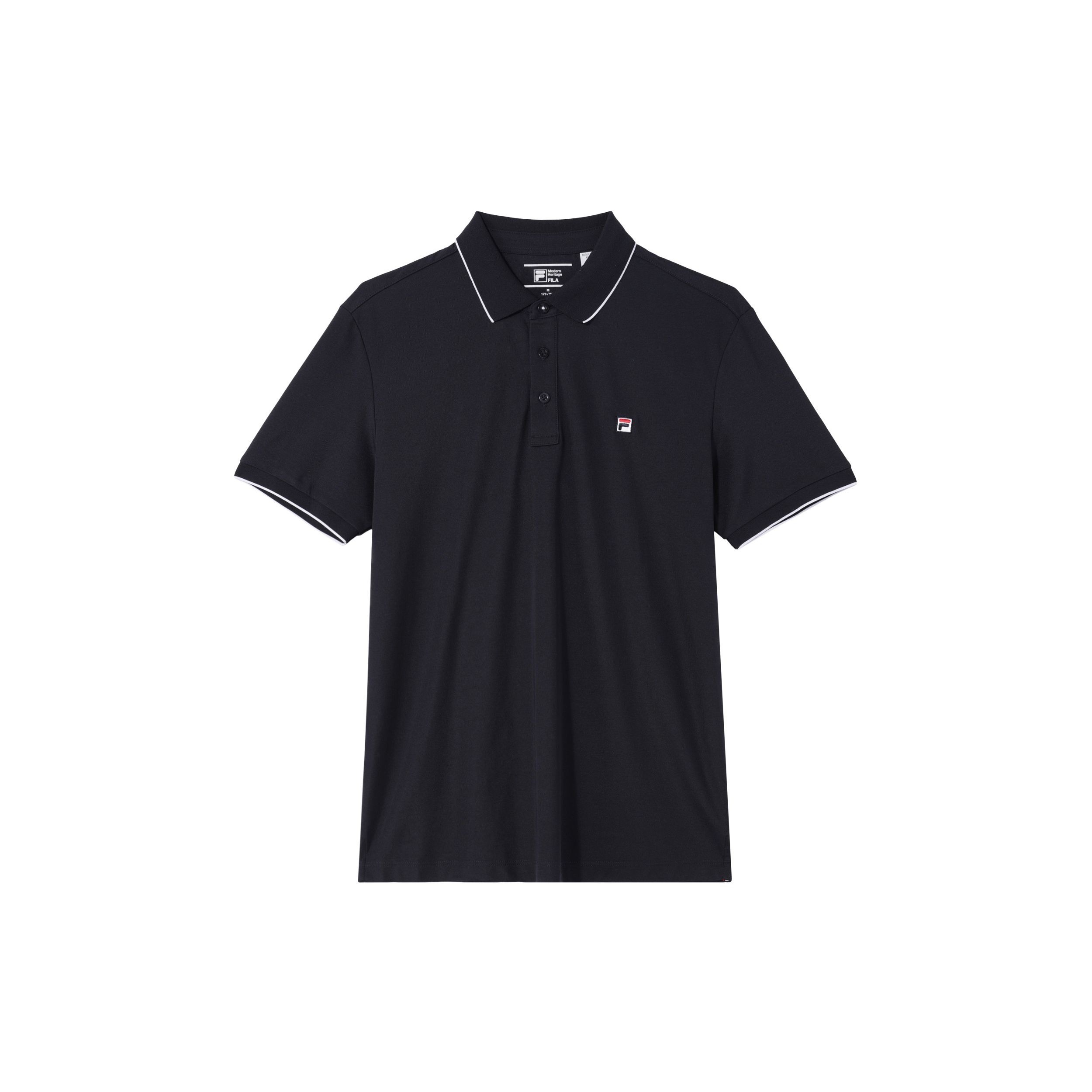 

Fila Casual Solid Color Knitted Short Sleeve Polo Shirt Men Polo Shirts Legendary-Blue F11M331103FNV L