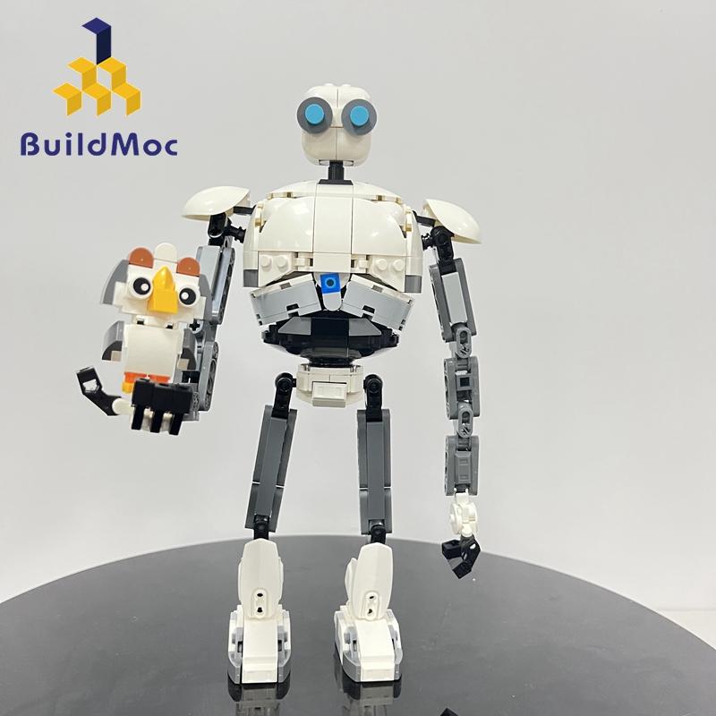 Buildmoc Ideas Wilds Robot Mech Brightbilled Movie Figures Building Blocks Toys for Children Kids Gifts 622PCS