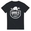 Garage Is My Second Home Mechanic T Shirt Funny Car Lover Vintage Stylish Breathable Slightly Top For Everyday Wear