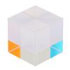 SiX Sided Bright Light Combine Cube Prism Stained Glass Beam Splitting Prism(1.5*1.5*1.5cm)