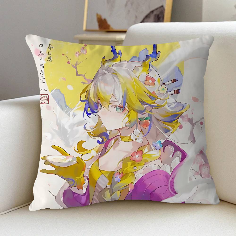Arknights Shu Pillow Gift Home Office Decoration Pillow Bedroom Sofa Car Cushion CoverPillow Case