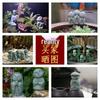Zen Buddhist Statue Fish Tank Ornaments - Creative Chinese Style Home Decor