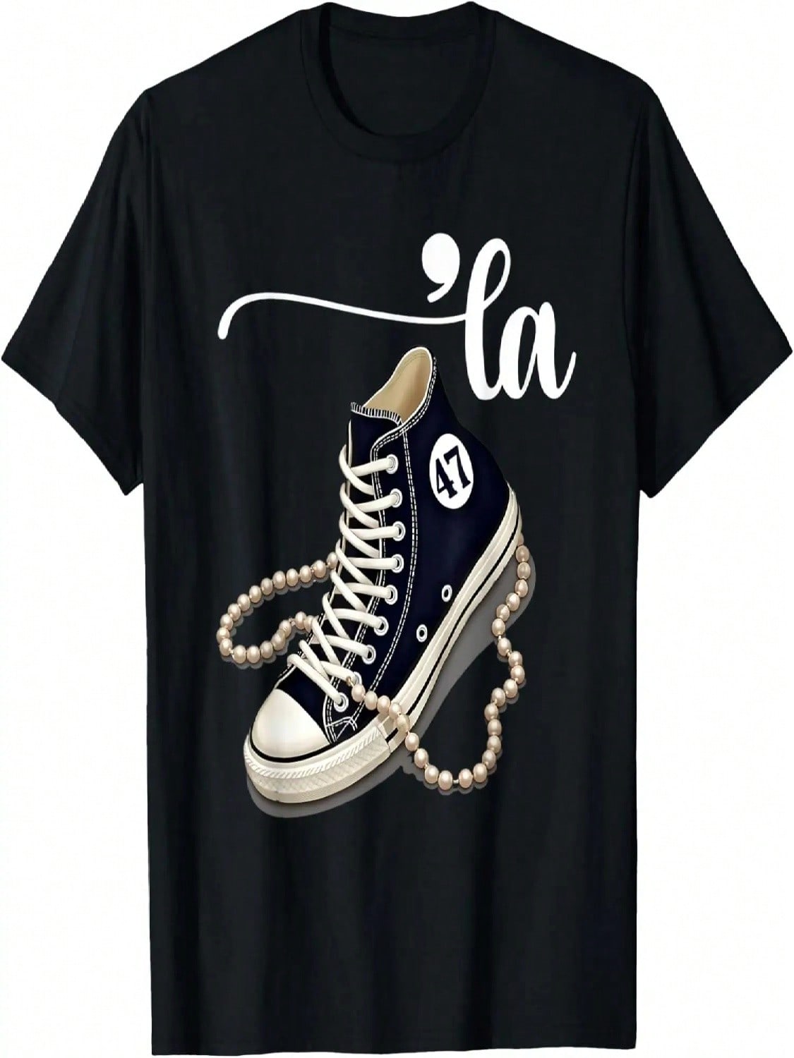 Chucks And Pearls Comma La For unisex & Wounisex T-Shirt S разноцветный