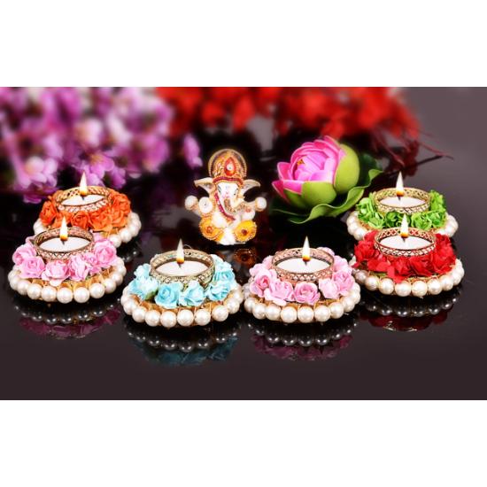 

Підсвічник ручної роботи для прикраси будинку для вечірок, декорацій для весіль і подій s жовтий/помаранчевий