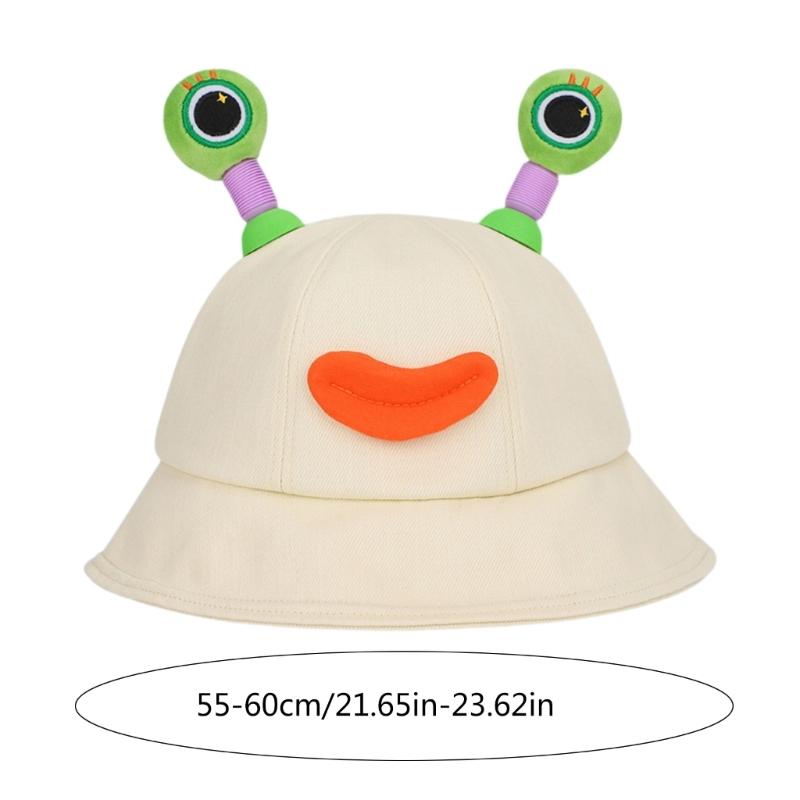 Outdoor Spring Sun Hat Cartoon Bucket Hat Party Headwear Summer Camping Hat