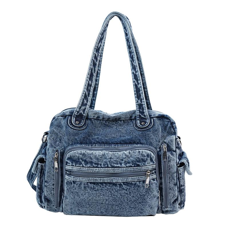 Denim Bag Women's Tote Bag Large Capacity Shoulder Crossbody Bag