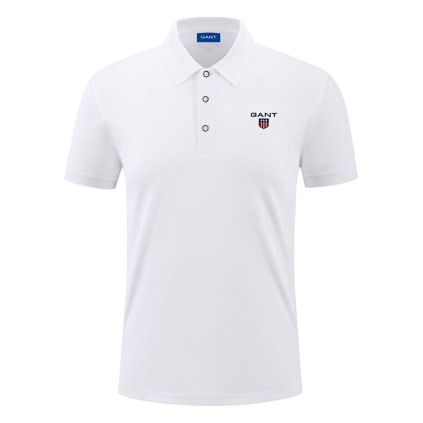 

GANT Летняя Новинка Вышитая Повседневная Спортивная Рубашка-поло с Воротником, Чистая, Влагоотводящая и Впитывающая Влагу S