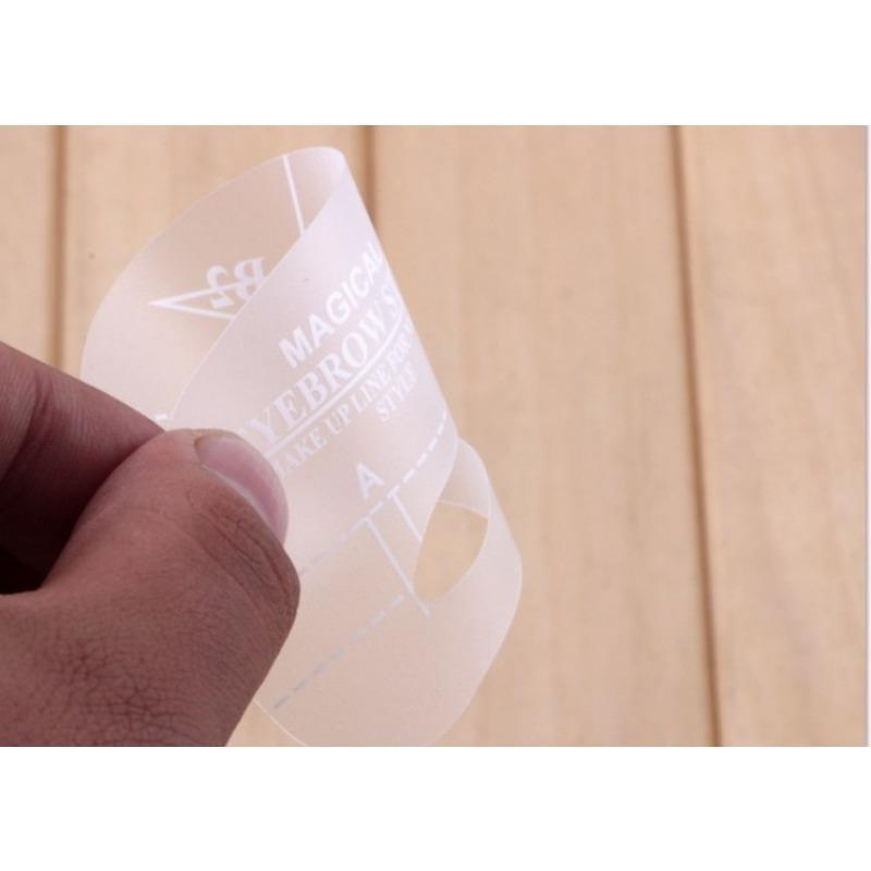 24 stili di stencil per sopracciglia fai da te, carta da disegno riutilizzabile, modello per sopracciglia a forma di mughetto, strumenti per il trucco