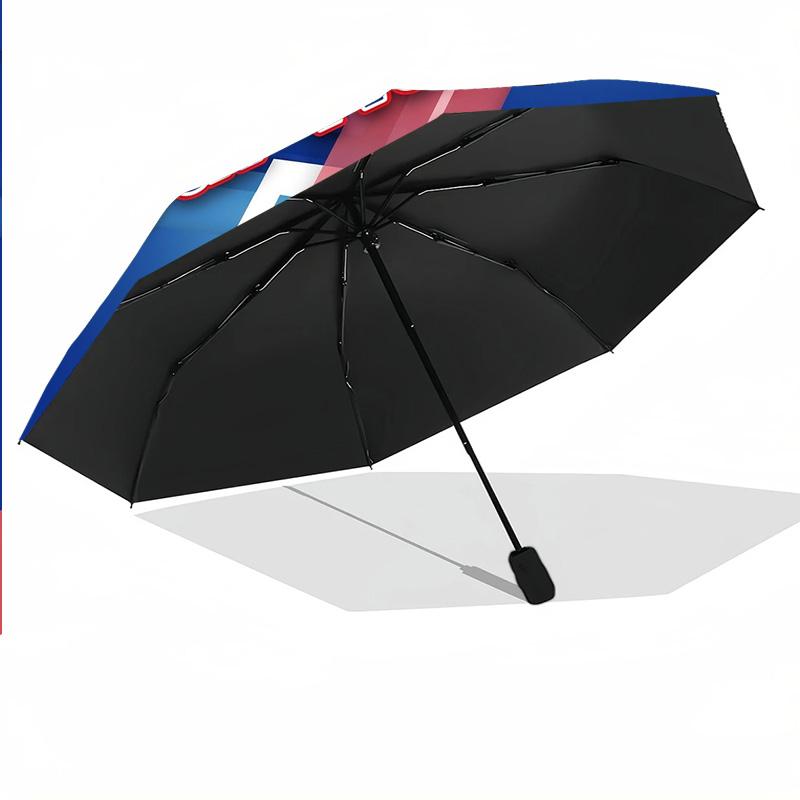 8 Rib Auto Folding Umbrella Rangers FC Print Custom Name Text Portable Rain Gear