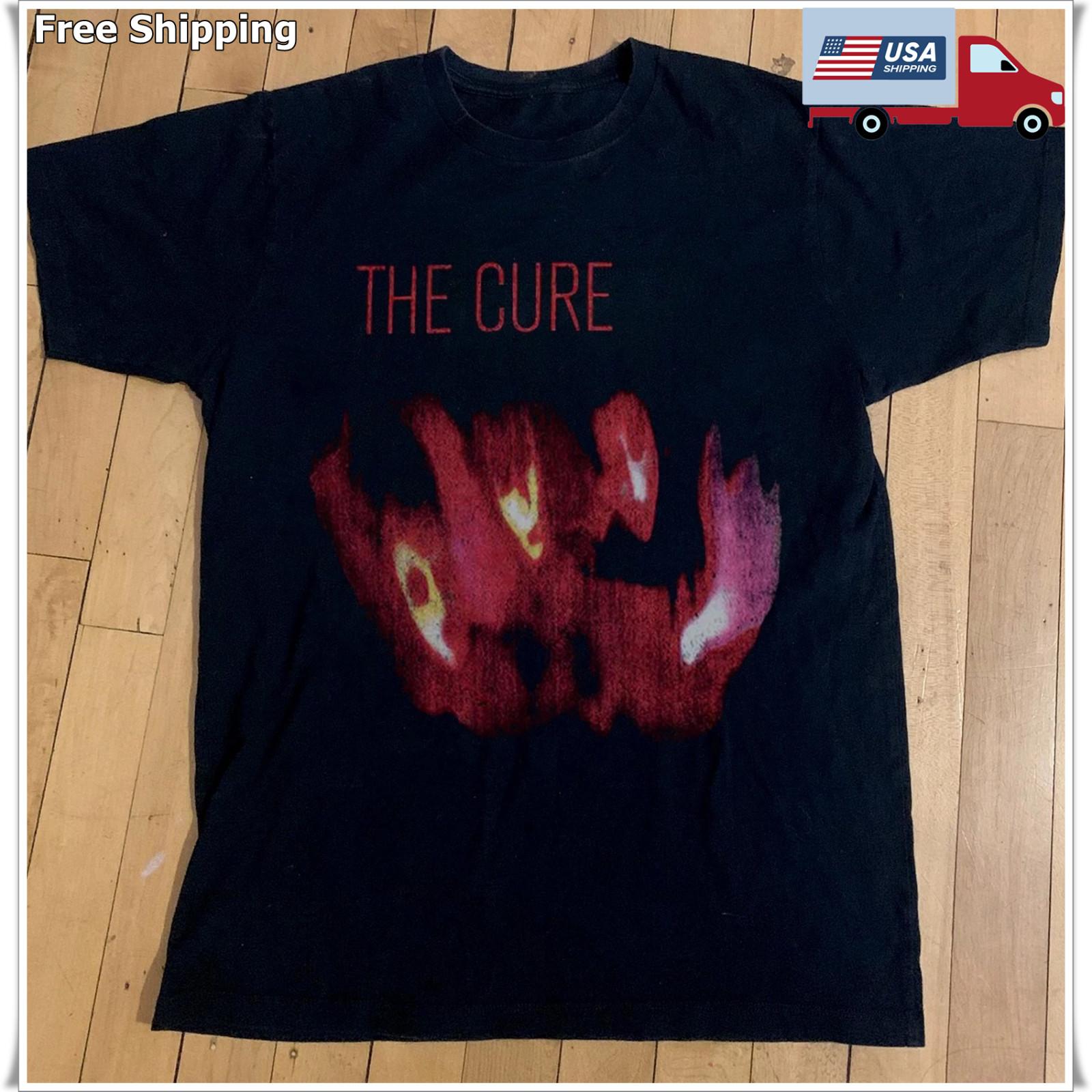 The Cure Pornography Album T-shirt, Unisex Black T-shirt, Size S-5XL XXXXL