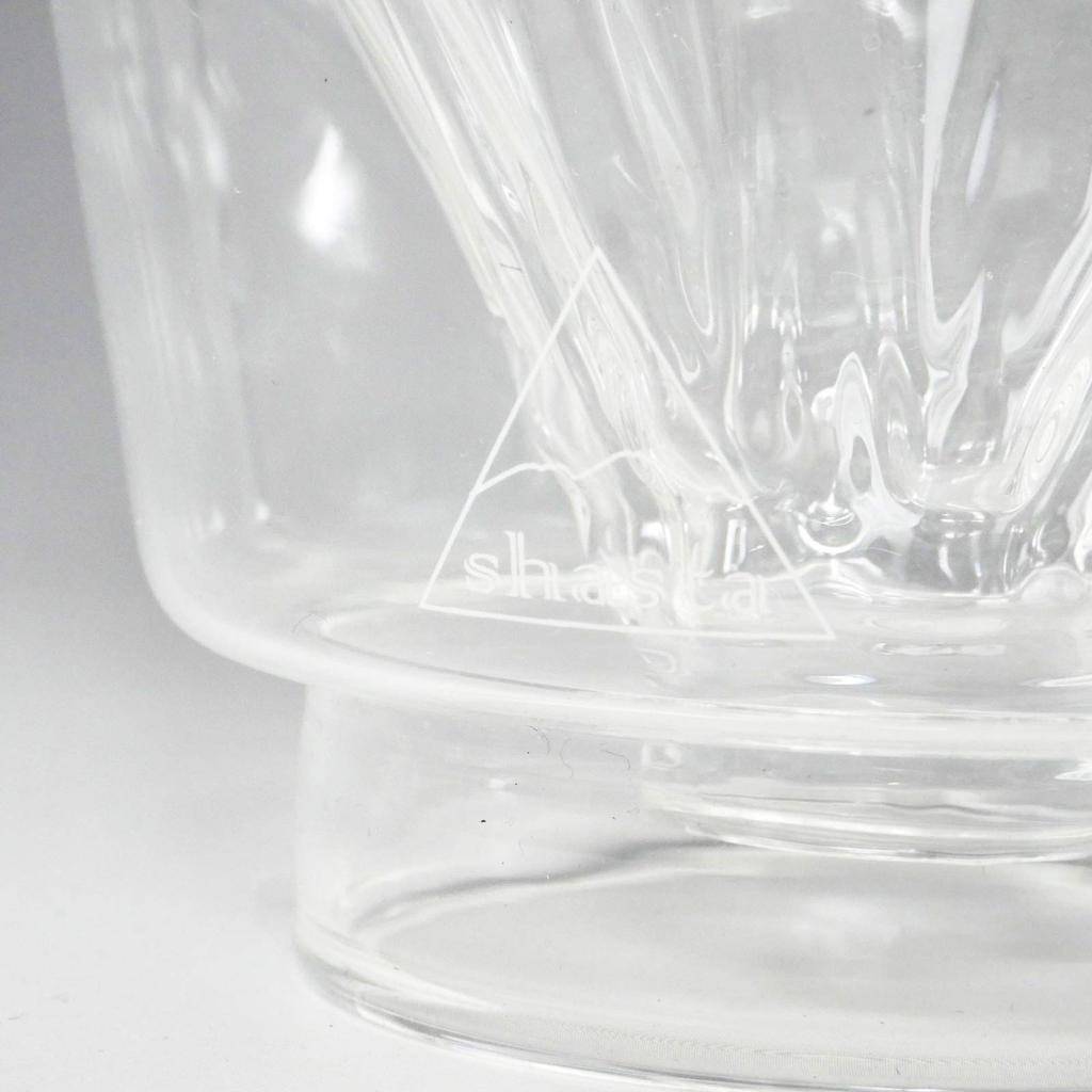 Shasta Drip with Coffee Pot, Clear, 420ml, Dripper, TWG-C-026