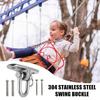 Hanging Brackets Hammock Chair Hooks 360 Rotating Swing Fixed Plate Swing Hangers Set  Concrete