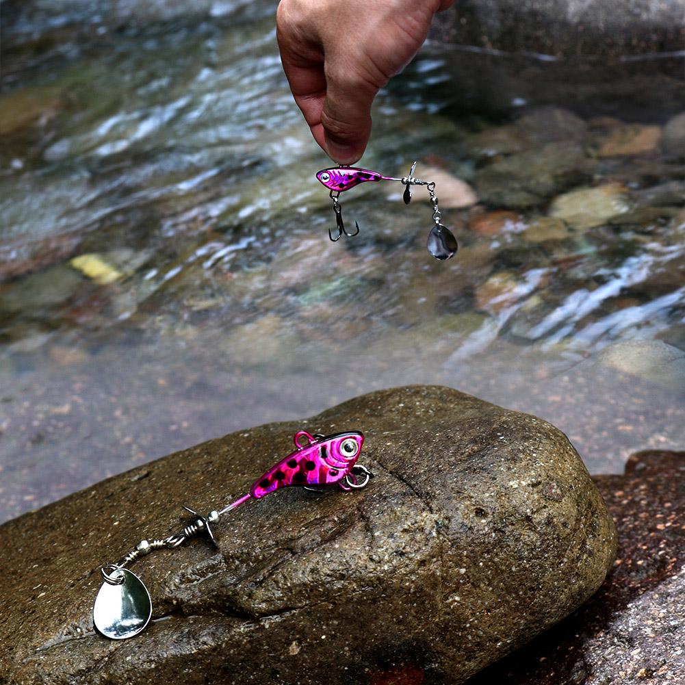 Angelköder, Minnow-Löffel, geistig, ideal, Barsch, Forelle, Barsch, Rotation, zusammengesetzte Pailletten, 3D-Auge, Likelife