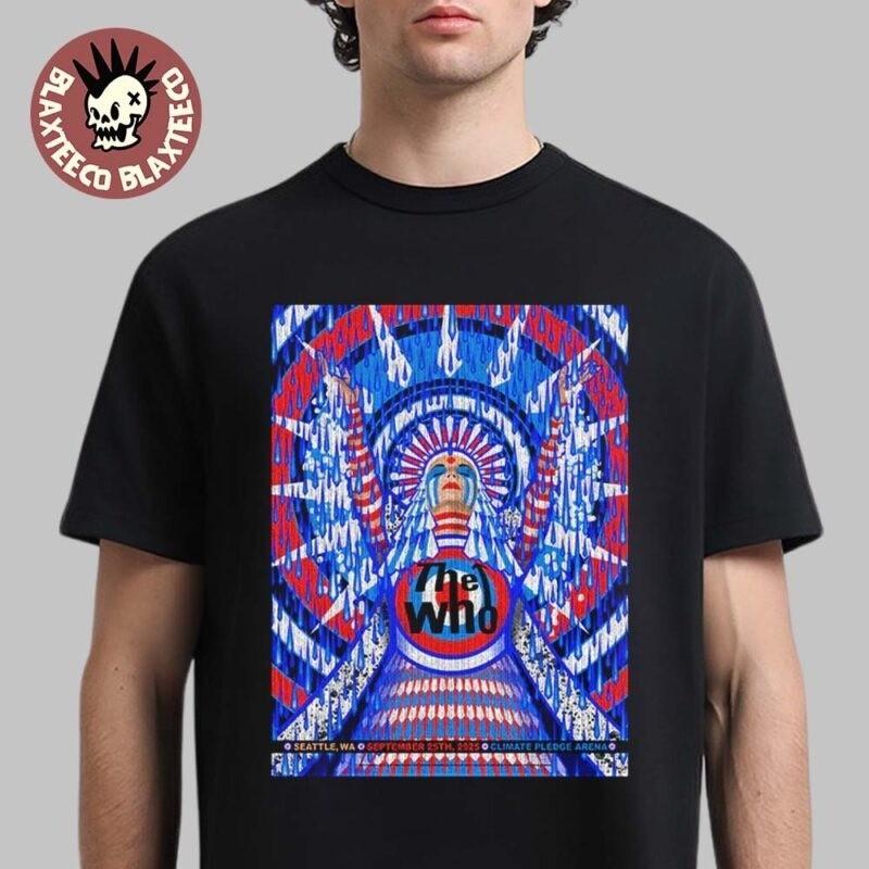 The Who North American Farewell Tour 2025 Seattle Washington Unisex T-Shirt S