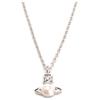 Balbina Pendant Necklace Saturn Pearl Women Necklace Light-Brown 6302032302P118CNP118