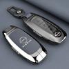Leather Car Key Case Protection Shell Cover For Nissan X-Trail T33 Serena Rouge Kicks Pvathfinder Ariya Rogue Versa 2023 2024