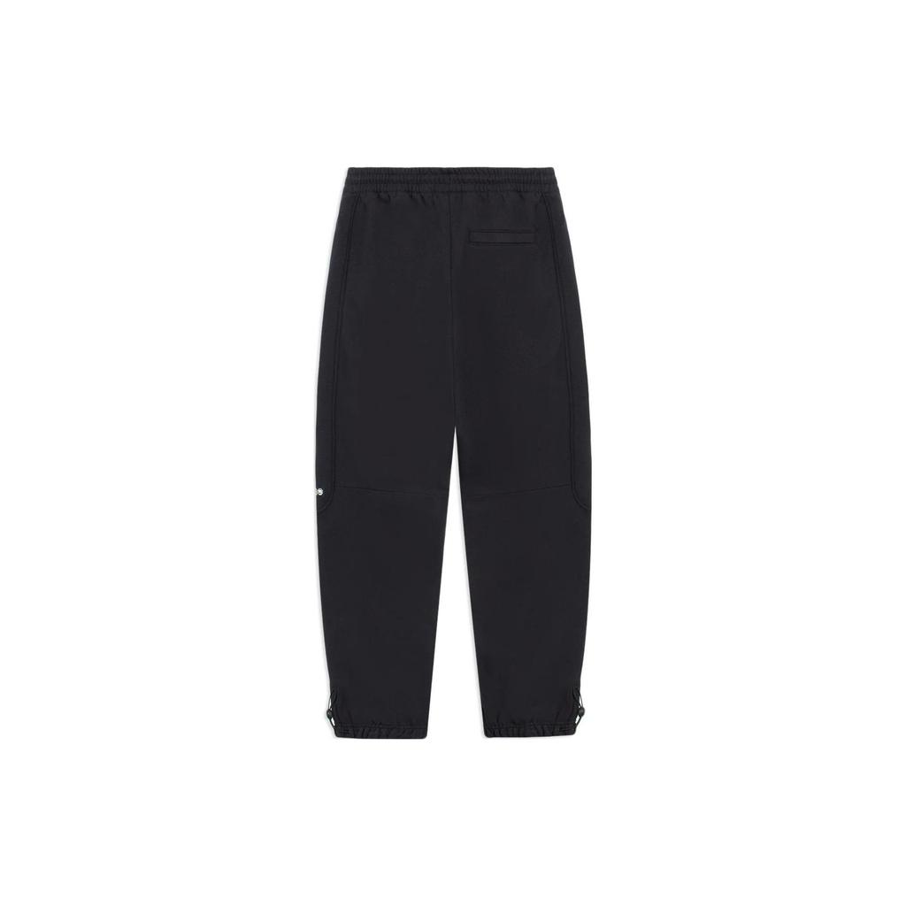 Li Ning Badfive Fall Knitted Sweatpants Men's Black AKLS643-2