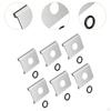 6 Pieces Kayak Adapters Plates Easy Installation Practical System with O Rings for