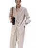 Spring & Autumn Plus Size Wide-Leg Pants Women's Casual Two-Piece Set