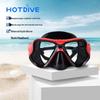 HOTDIVE Adult Tempered Glass Diving Mask