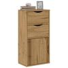 VidaXL Sideboard with Drawers ODDA 40x24x79 Cm Solid Pine Wood, Cabinet, Buffet, Kitchen Storage Furniture, 4103597