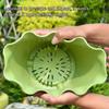 1PC Resin Not Easily Broken Elegant Flowers Durable Long-lasting Practical DIY Lotus Leaf Edge Flowerpot Living Room