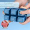 6 Cavity Mini Ice Cube Tray Soft Bottom Easy Release Mold for Summer Kitchen Homemade Ice Cube Mold Kitchen Tools