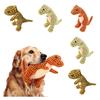 Plush Sound Toy For Dogs And Cats Durable And Chewable Pet Toy For Teeth Grinding And Stress Relief Orange