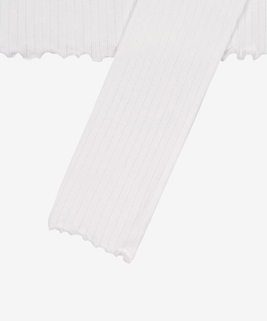 BASIKA Wave Basic Layered T-Shirt (White)