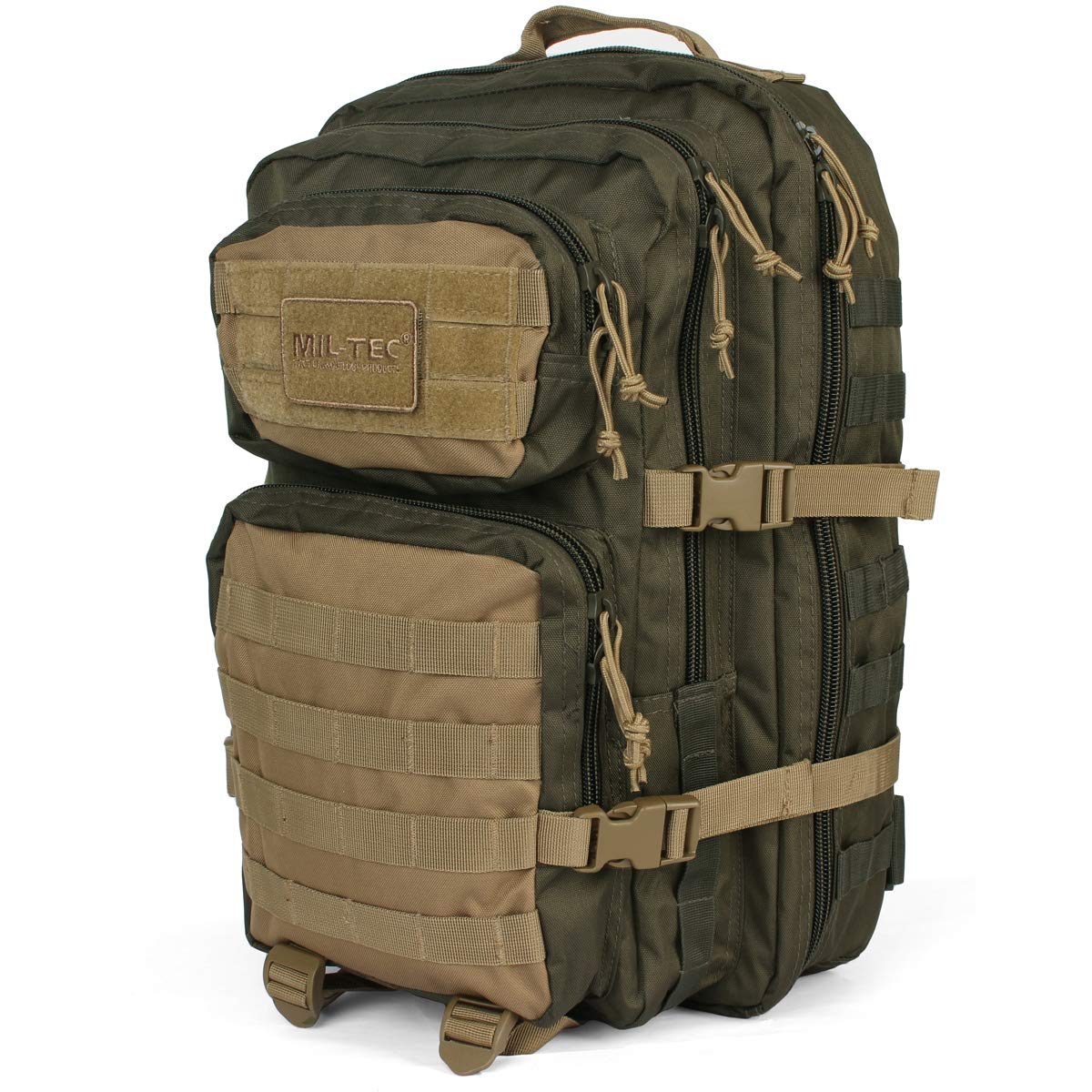

Рюкзак US Assault Pack Система Molle Великий 36л RANGER MIL-TEC - ЗЕЛЕНИЙ/КОЙОТ