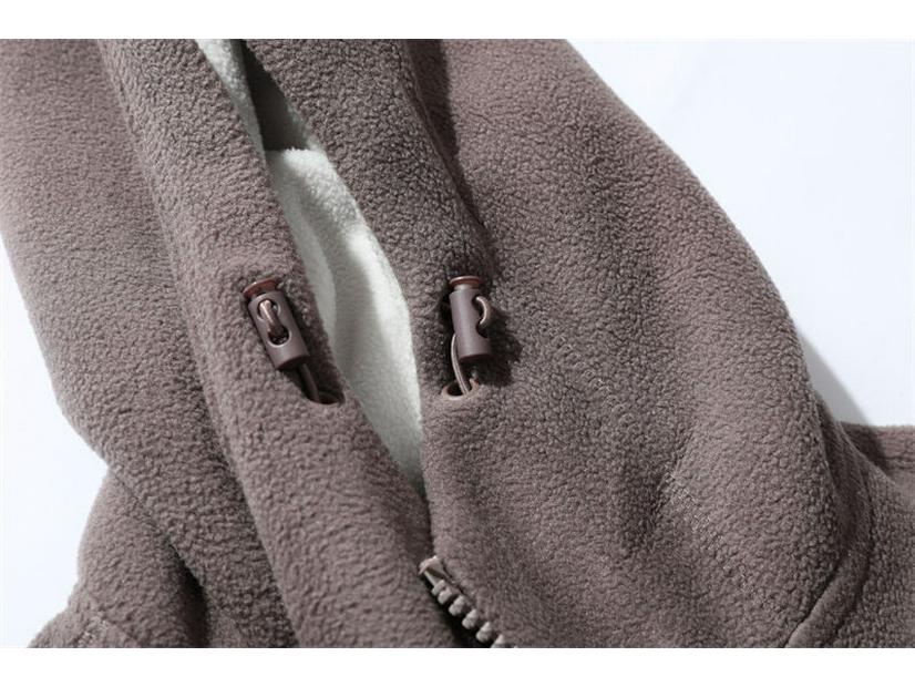 Norská venkovní bunda s kapucí a fleecovou podšívkou: Husté, Teplé, Větruodolné, Mrazuvzdorné Zimní Oblečení