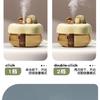 USB Cool Mist Humidifier with Night Light, Mini Portable Desktop Humidifier for Bedroom Office Home Travel, Quiet Air Humidifier for Moisturizing