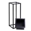 Kwietnik Loftowy Concove 60 Cm Czarny