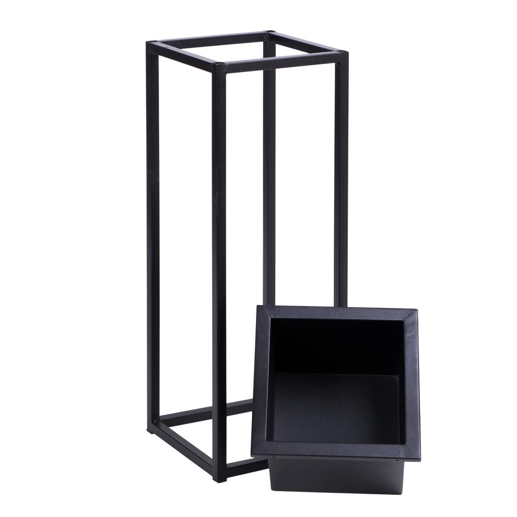 Kwietnik Loftowy Concove 60 Cm Czarny
