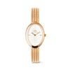 Danielwellingteon Juliette Braided Mesh Daily Rose Gold Pink Women'S Metal Watch