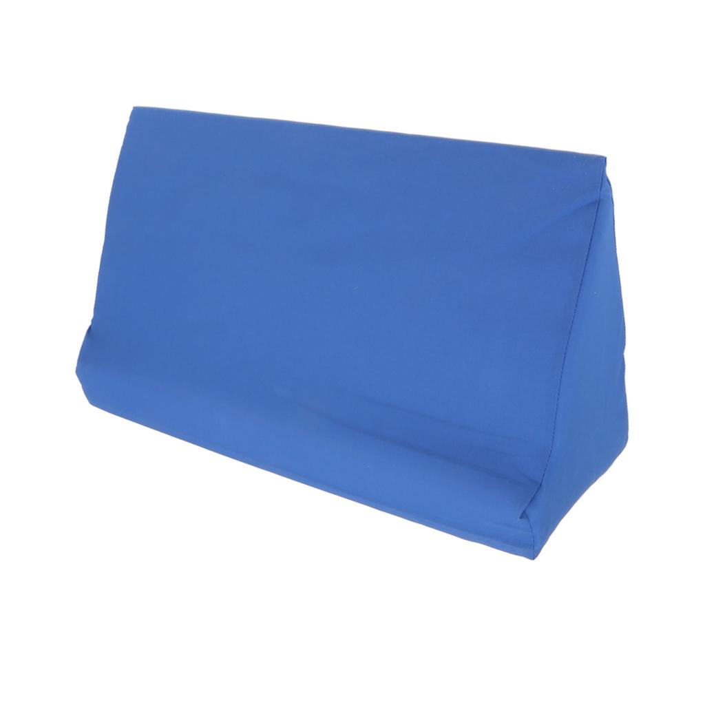 Blue Body Side Wedge Pillow with Hidden  PU Leather Incline Side Wedge Pillow for Adults Side