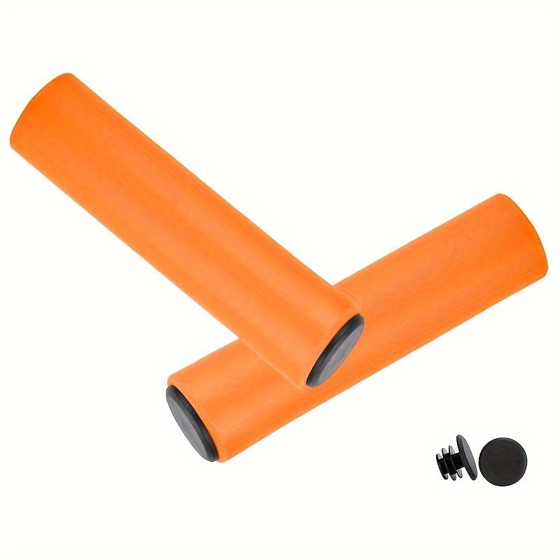 1 Pair Soft Silicone Bicycle Handlebar Grip - Comfortable, Non-Slip, Thickened Design for Mountain & Road Bikes