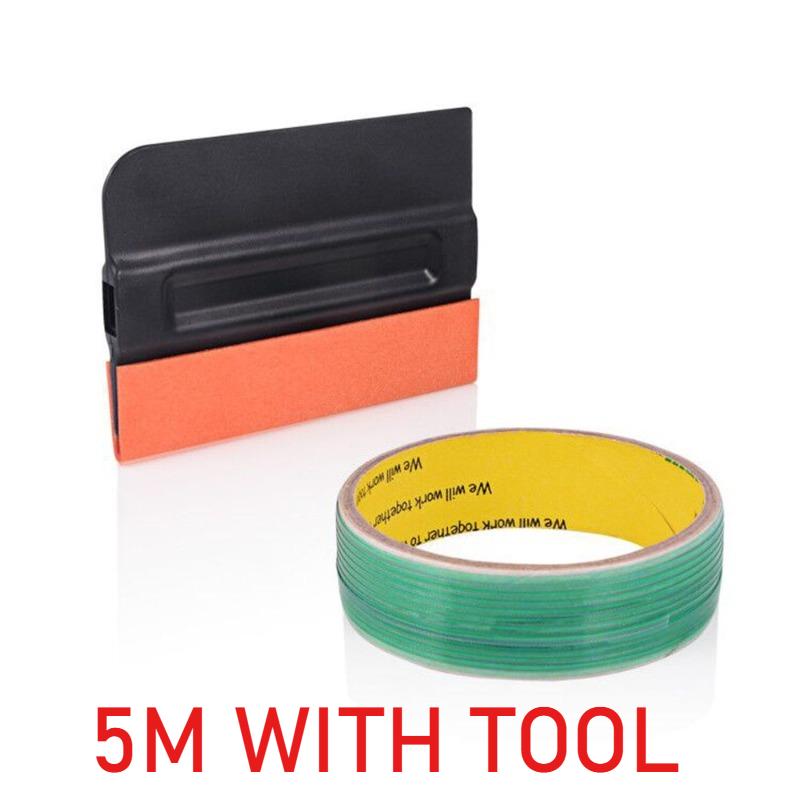 Magnetic Vinyl Wrapping Squeegee Suede Felt Edge Tint Car Window Film Scraper Decal Applicator for Stickers Automotive Tools