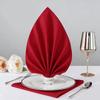 Custom White Cotton Wedding Napkin Handmade Airlaid Design for Home Hotels Airplanes Elegant Dinner Napkin for Weddings Parties