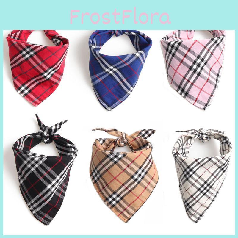 Novinka Stylový šátek Bandana pro mazlíčky s nastavitelnými popruhy Dvouvrstvý Britský styl