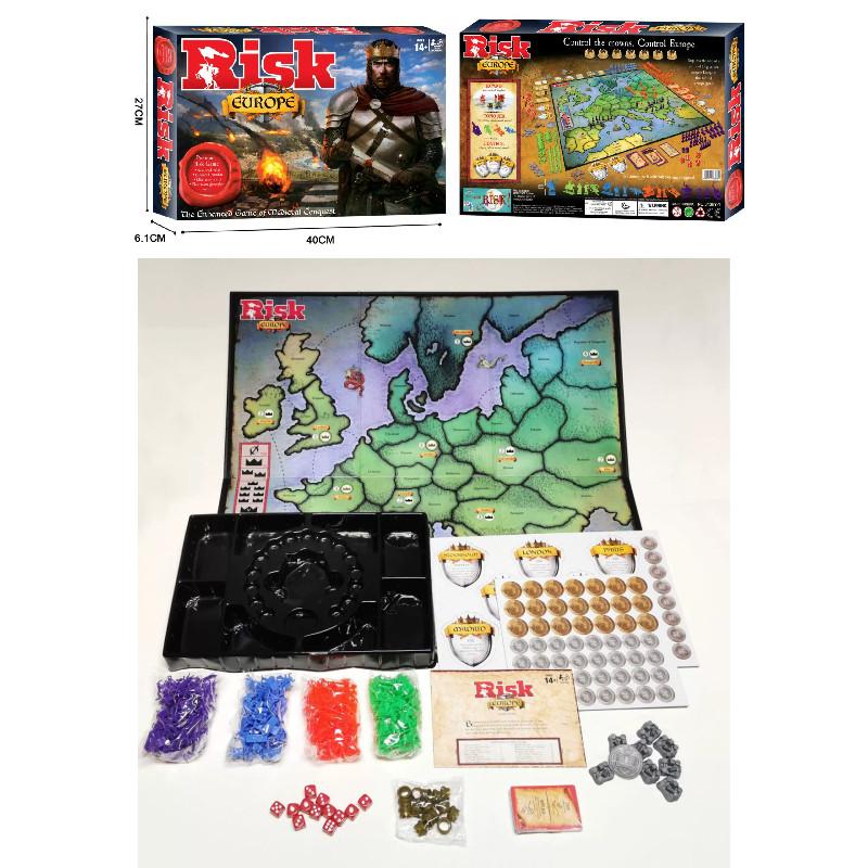 Board Risk Europe Game Card Toys Family Gathering Play Prop Educational Gift