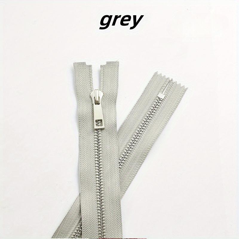 5pcs 15-30cm5# Metal zipper Silver teeth Titanium alloy Y teeth Smooth bag pocket leather bag zipper