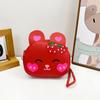 Strawberry Rabbit Shoulder Bag Animal Print Lightweight Adjustable Strap Gift
