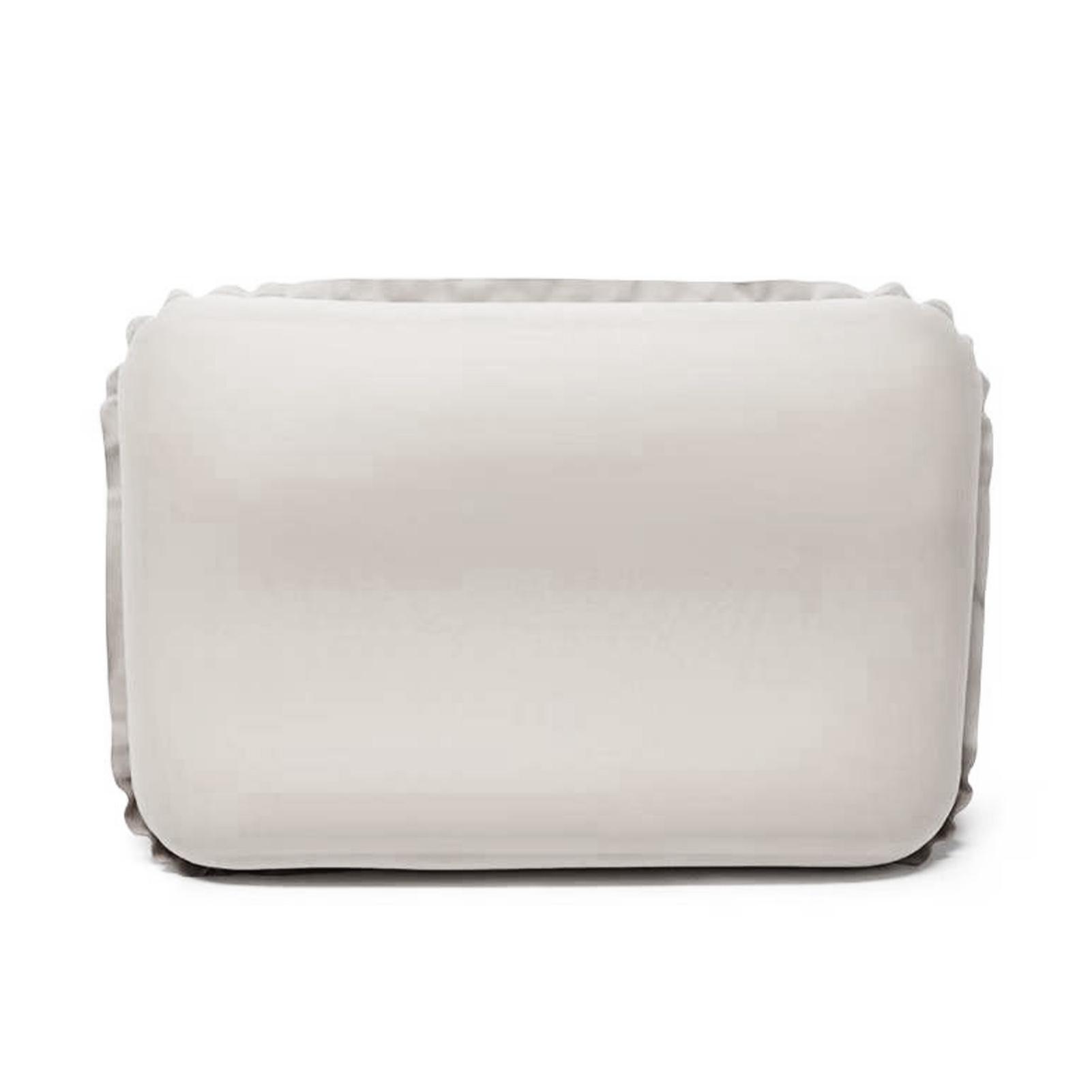 

Губчатая подушка Автоматическая надувная подушка Подушка с воздушной подушкой для кемпинга Путешествий Пеших походов Цвет молочного чая серый