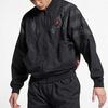 Air Jordan 6 Srt Lgc Nylon Jacket Full-Zip Stand Collar Outerwear Men Jacket Black BV5406-010