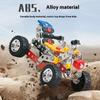 Children's Alloy Creative Construction Vehicle Model Car DIY Metal Aircraft Assembly Building Block Car Police Car Toy